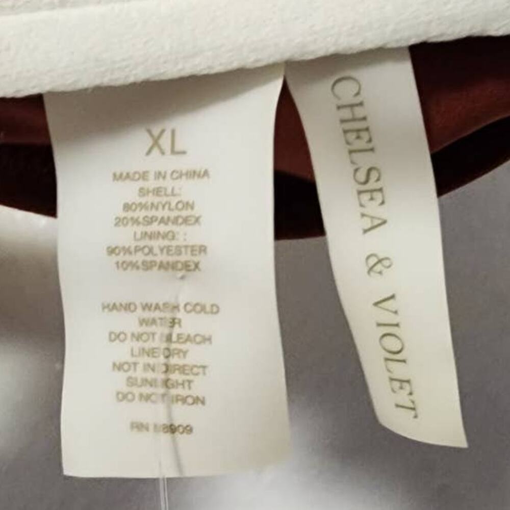 Chelsea and Violet Underwire Bralette Swim Bikini Top XL NEW - Picture 7 of 9